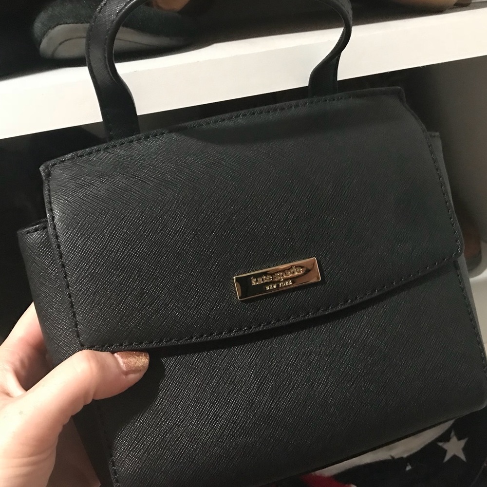 NWT Kate Spade Black mini-bag